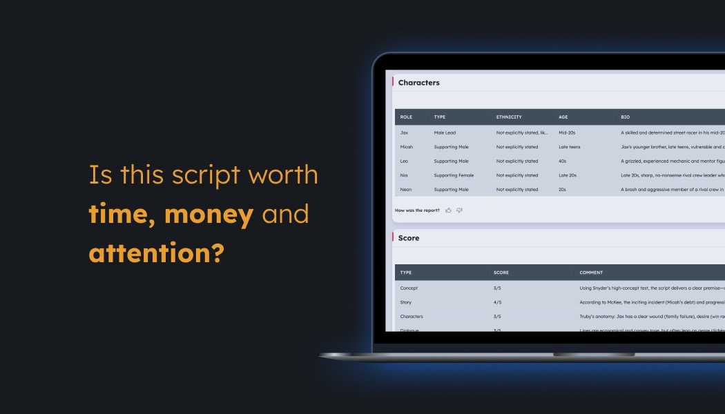 What Producers Look for in Script Coverage Reports (With AI Insights)