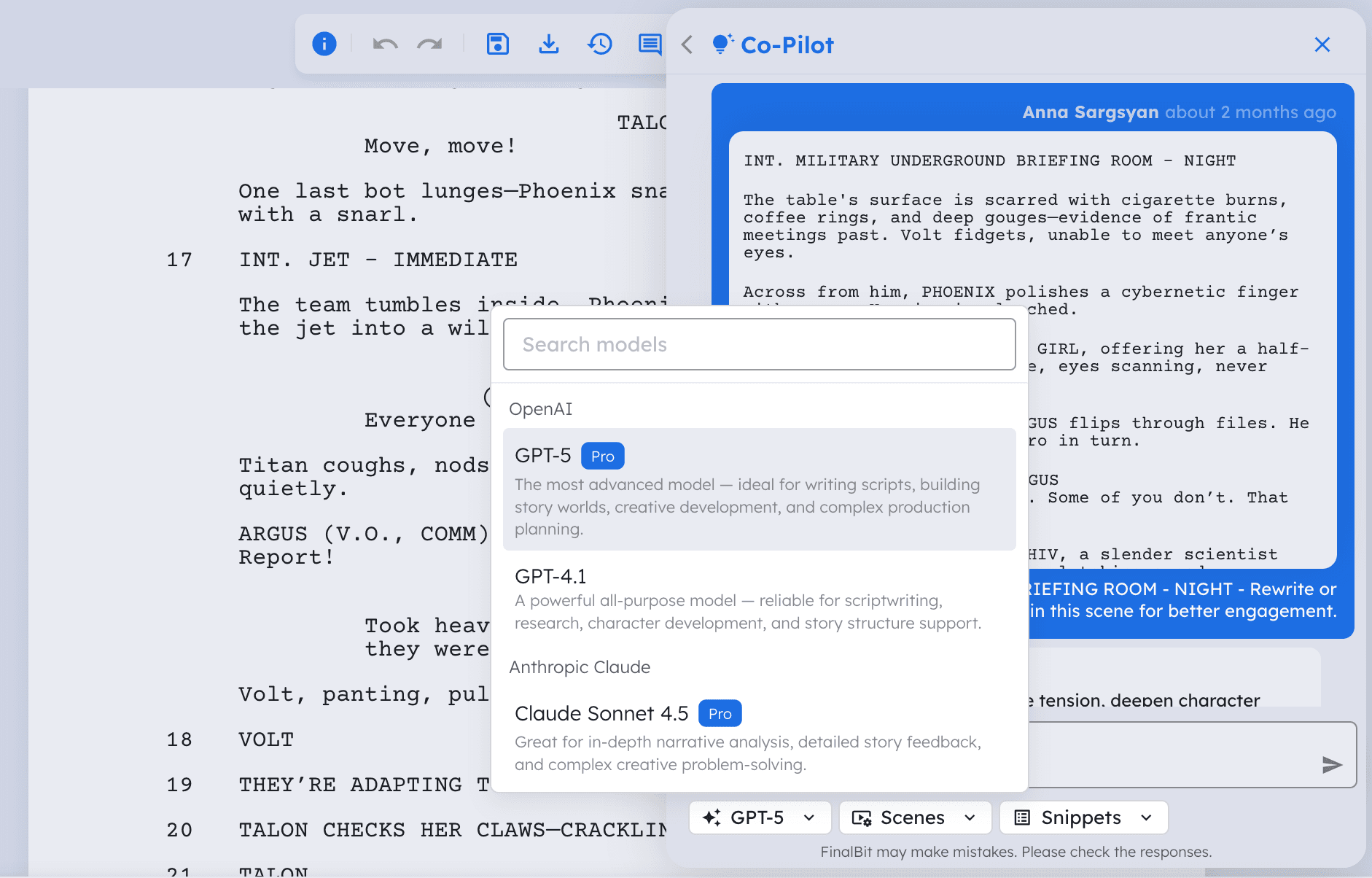 The Screenwriter’s Dilemma: How to Get AI Power Without Losing Industry-Standard Formatting
